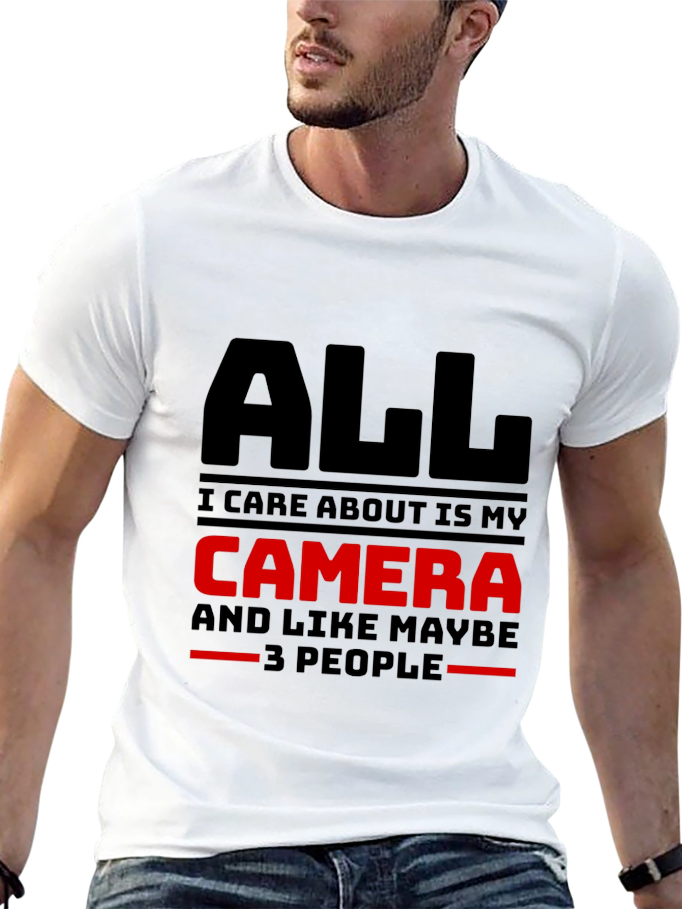 All I Care About is My Camera Graphic T-Shirt