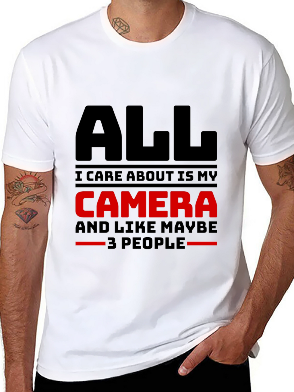 All I Care About is My Camera Graphic T-Shirt