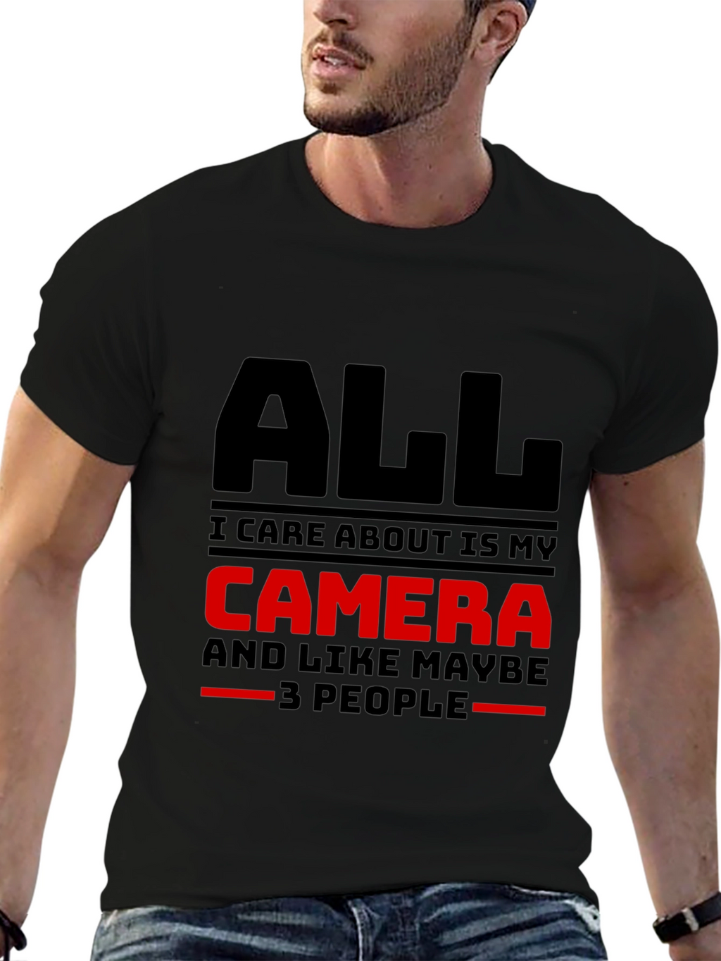 All I Care About is My Camera Graphic T-Shirt