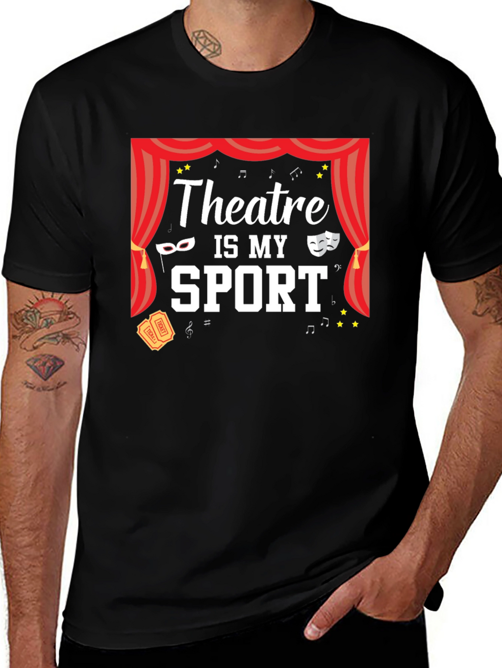 Theatre is My Sport Graphic Tee