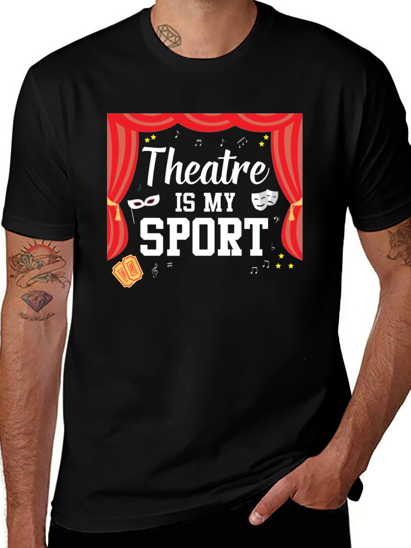 Theatre is My Sport Graphic Tee