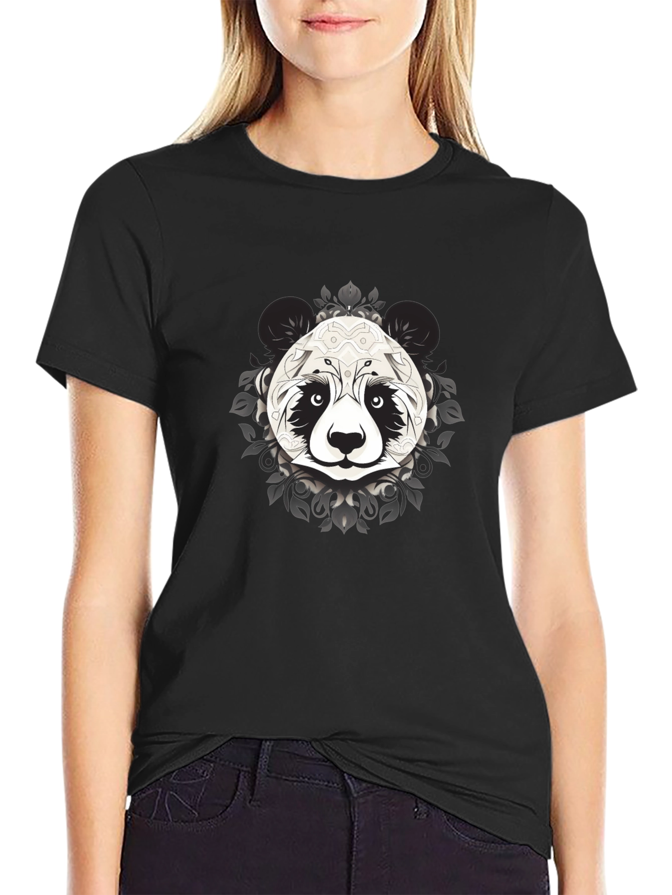 Black Panda Graphic Tee