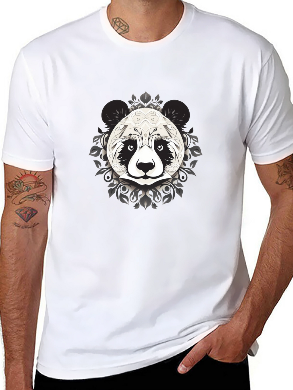 Black Panda Graphic Tee