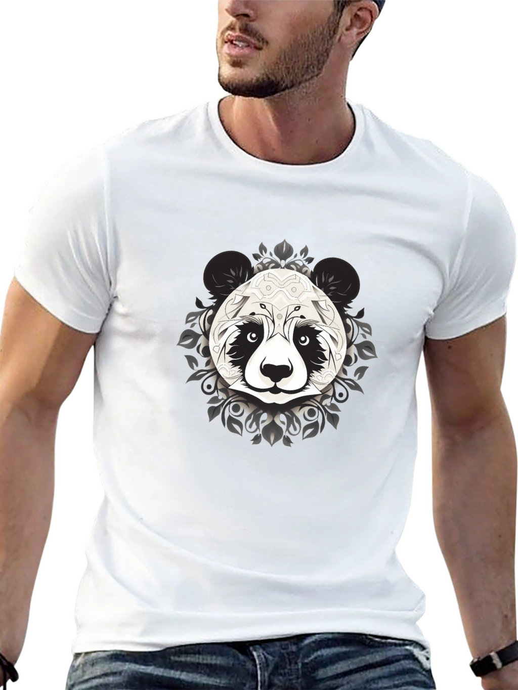 Black Panda Graphic Tee