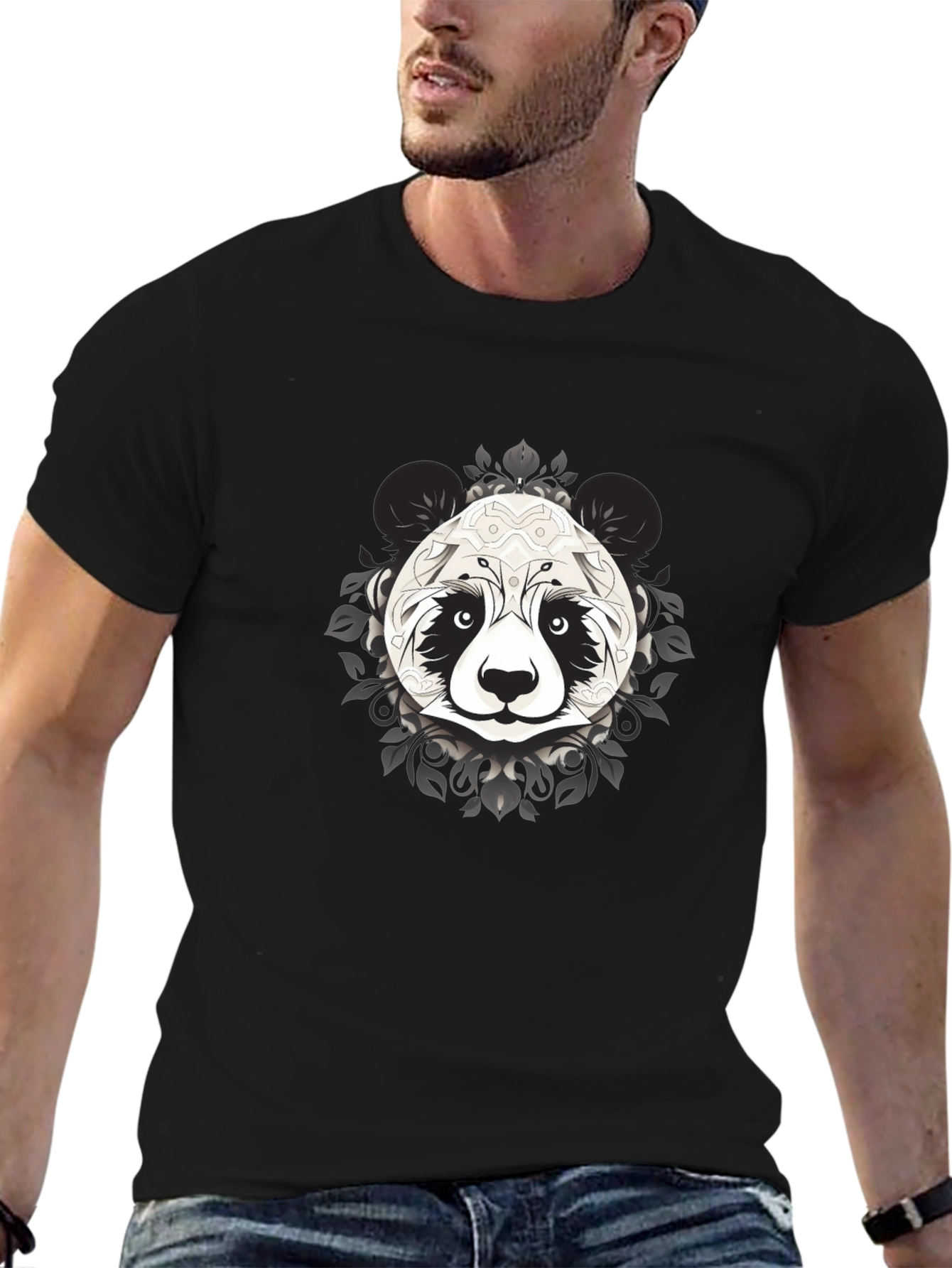 Black Panda Graphic Tee