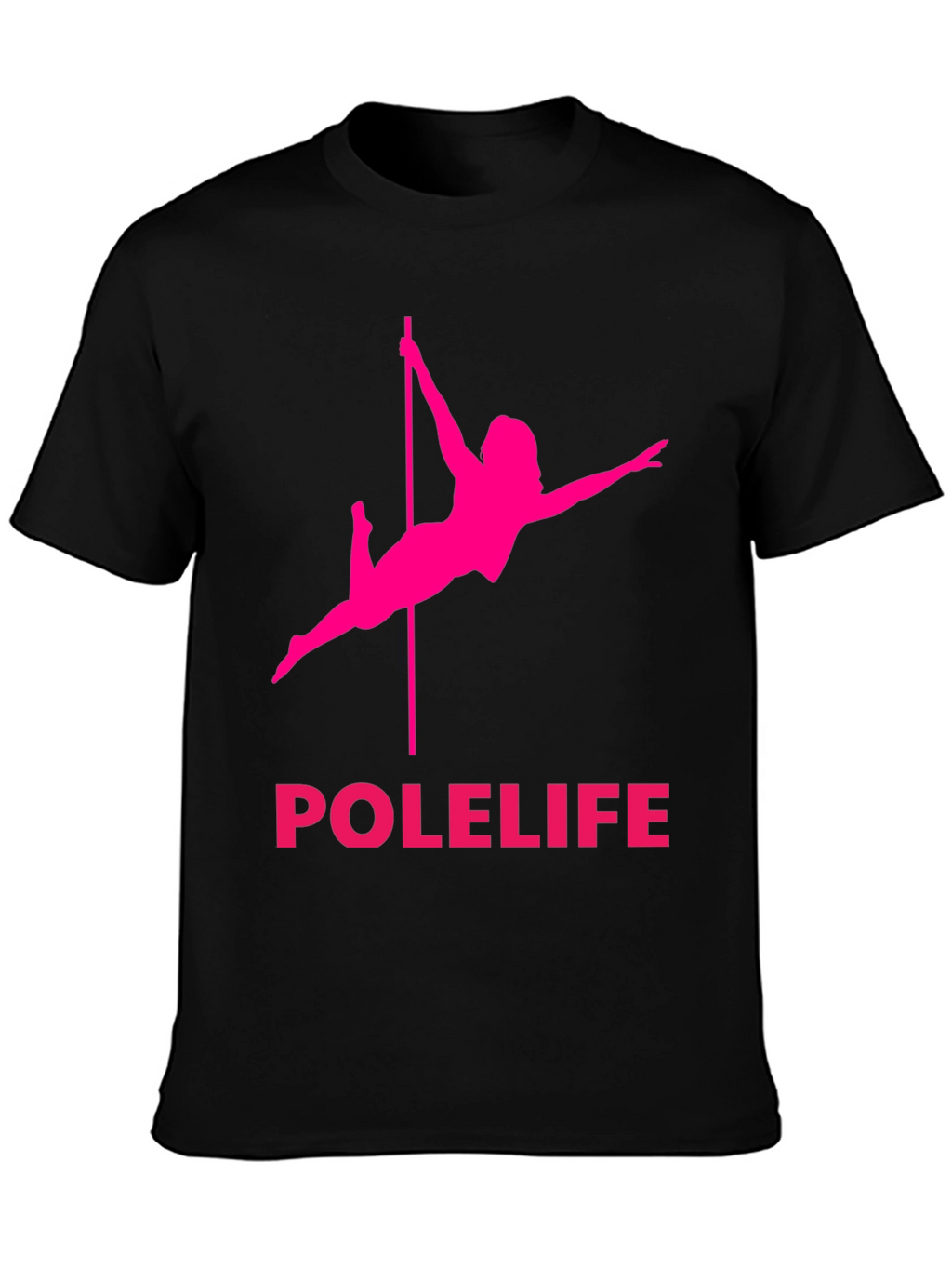 Polelife Black Graphic Tee