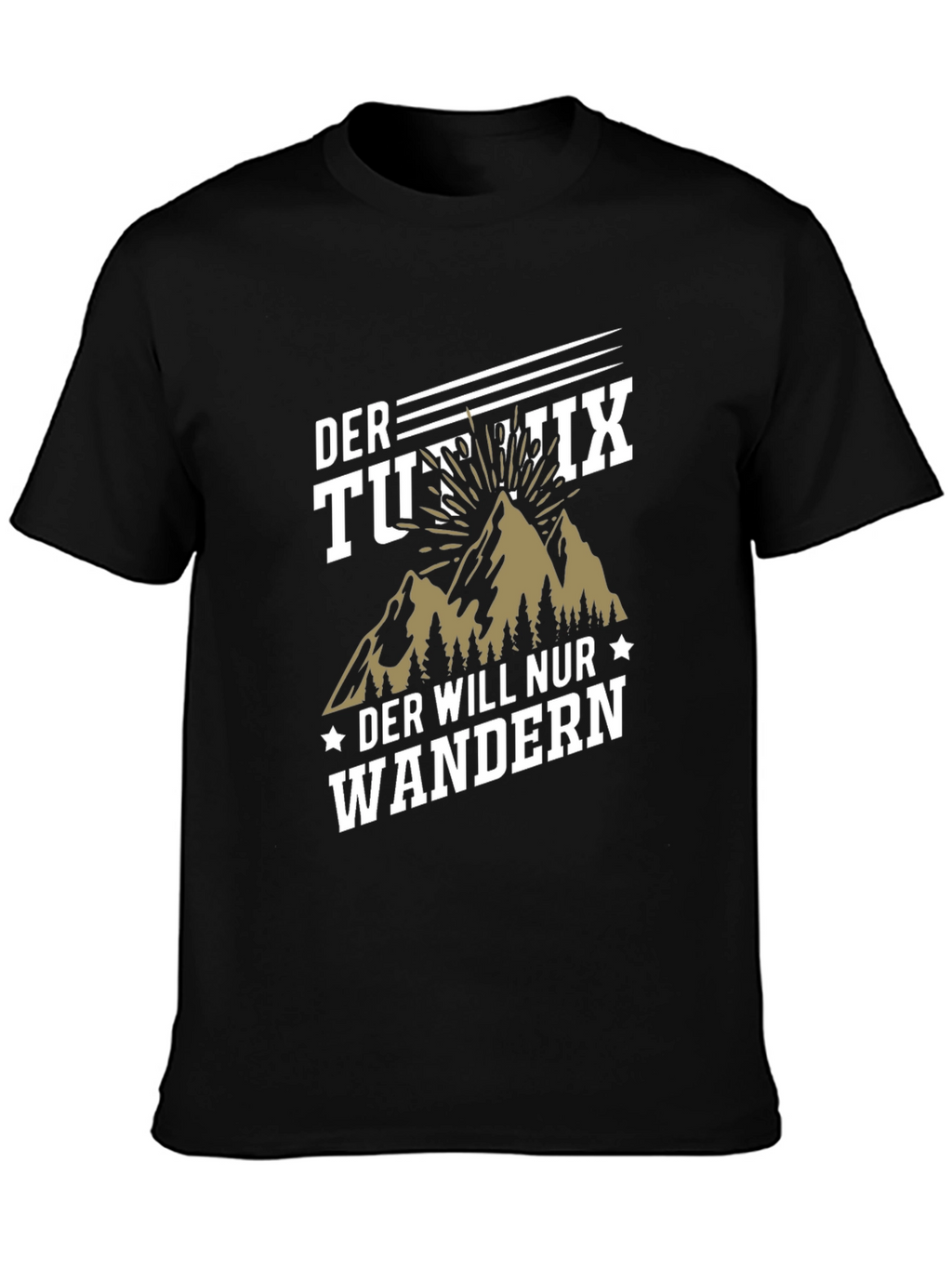 Der Tut Nix Wander T-Shirt Black