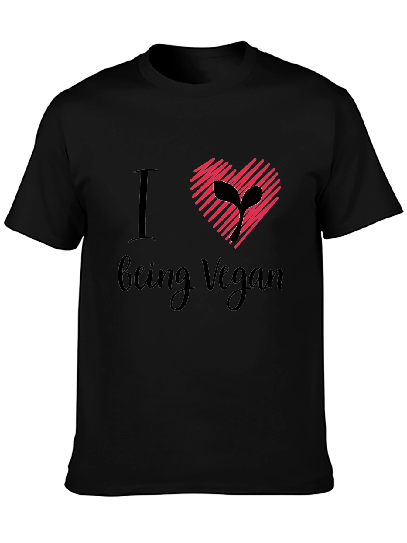 I Heart Being Vegan T-Shirt - Stylish Vegan Apparel