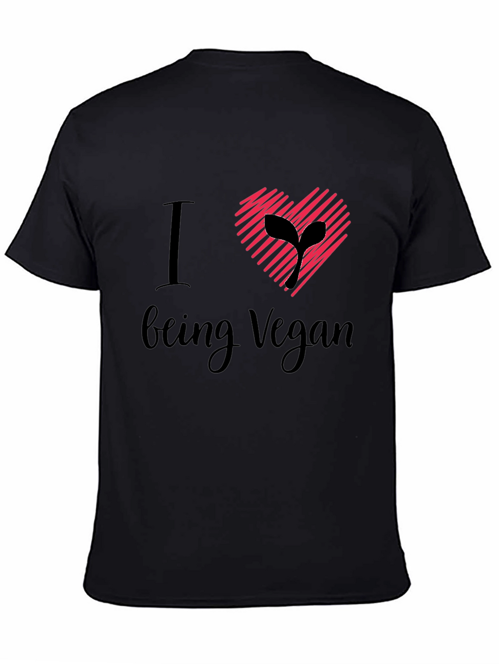 I Heart Being Vegan T-Shirt - Stylish Vegan Apparel