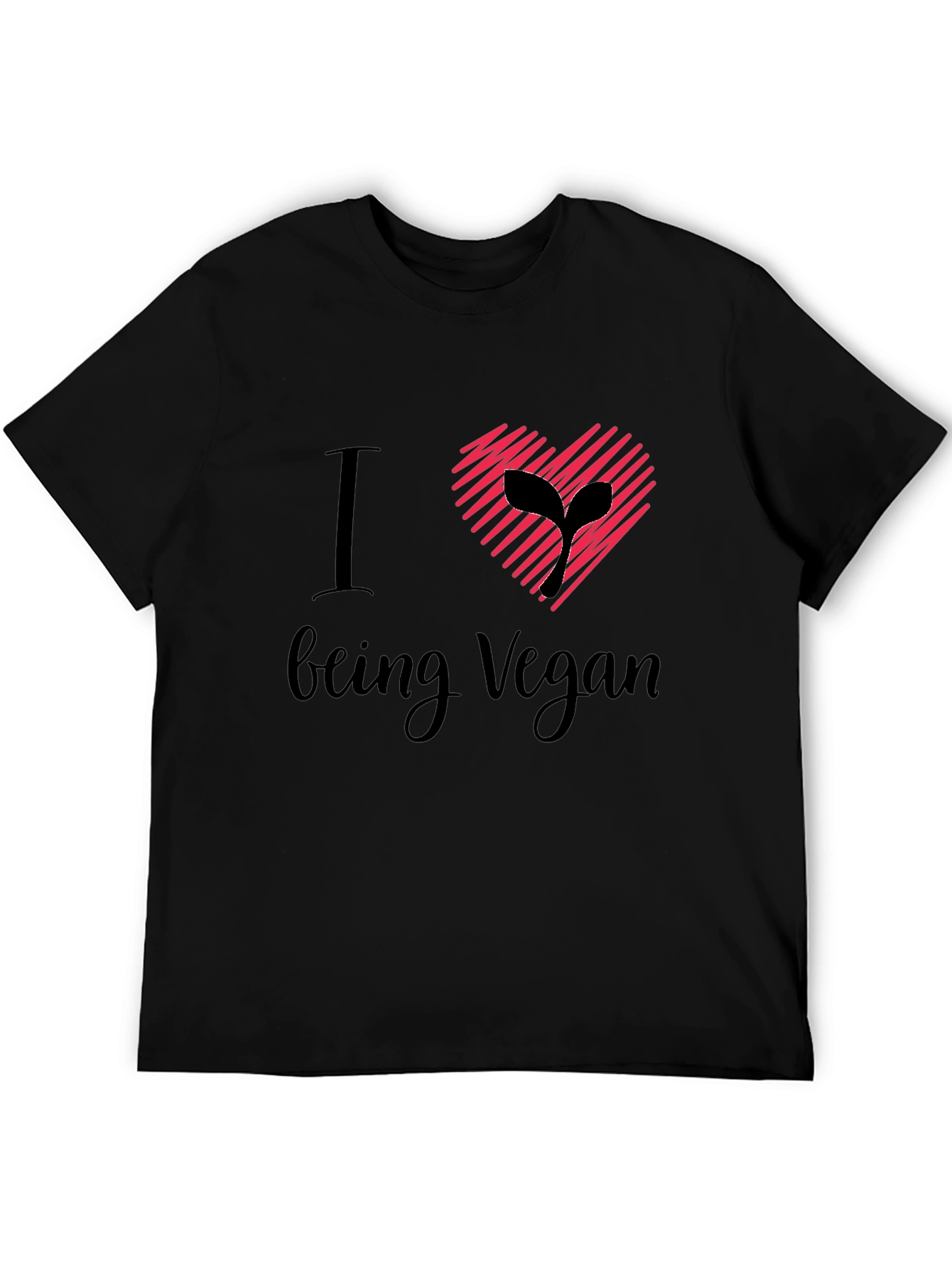 I Heart Being Vegan T-Shirt - Stylish Vegan Apparel