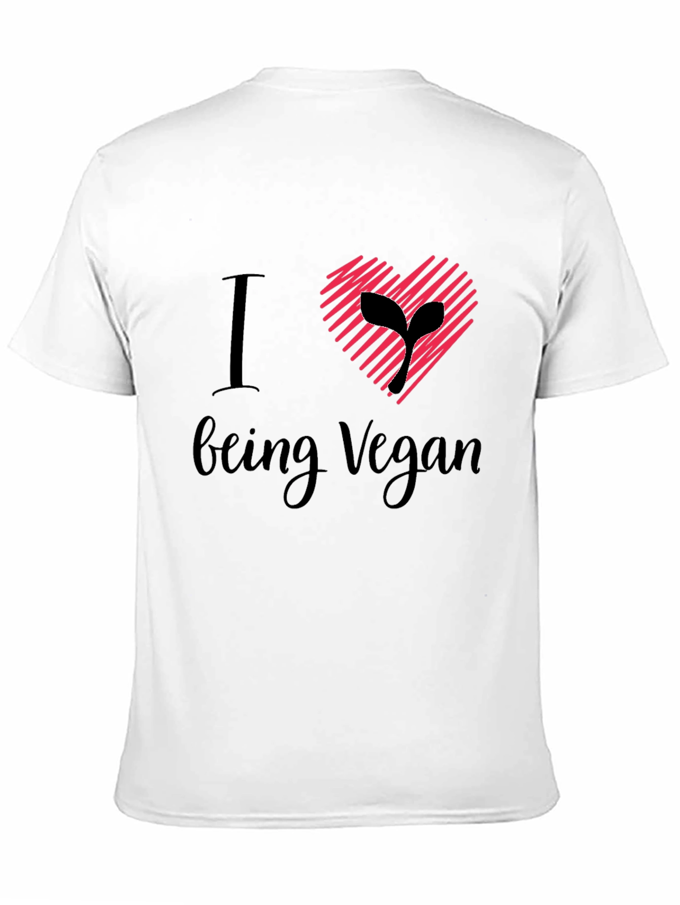 I Heart Being Vegan T-Shirt - Stylish Vegan Apparel