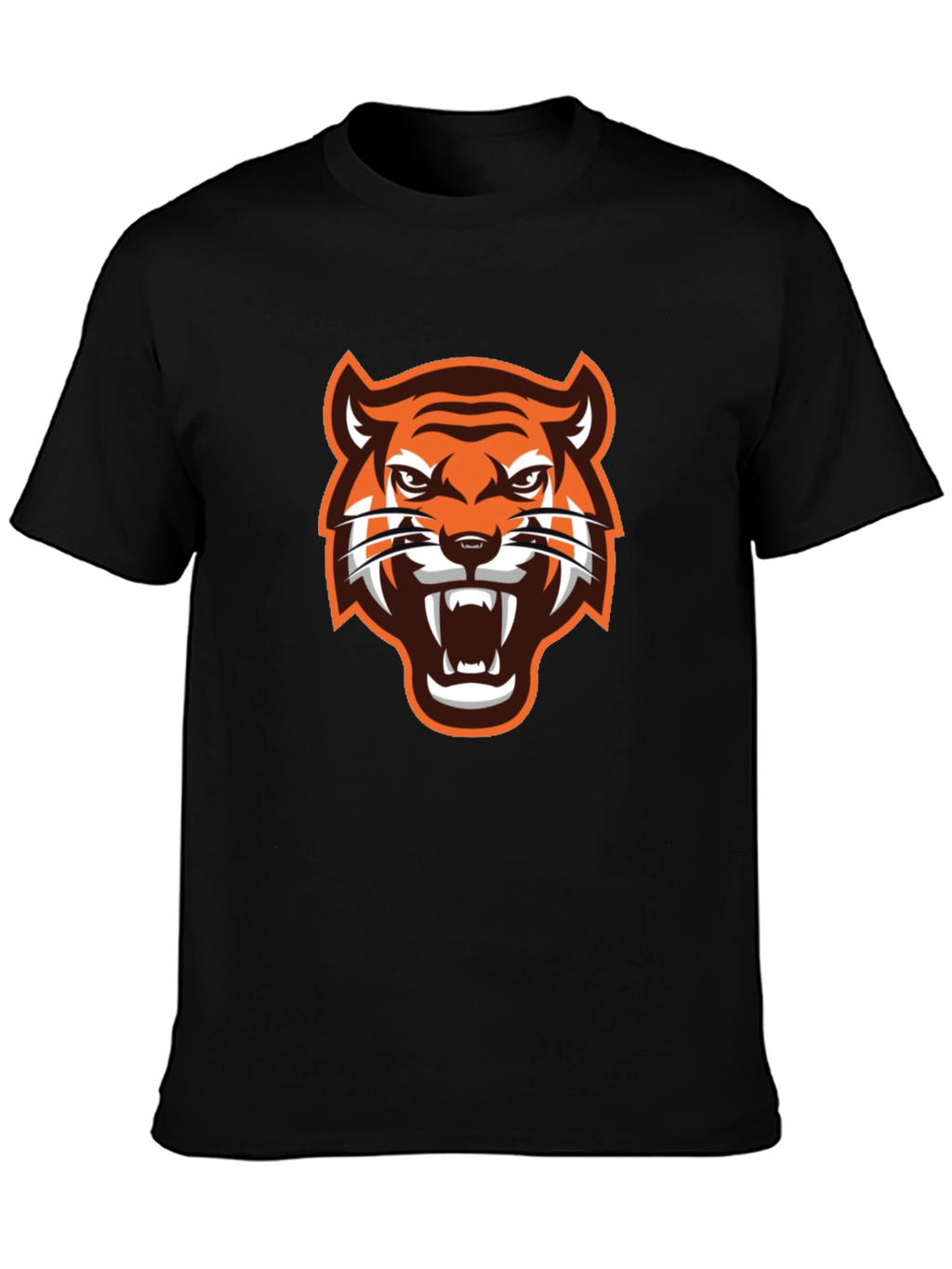 Black Tiger Graphic T-Shirt