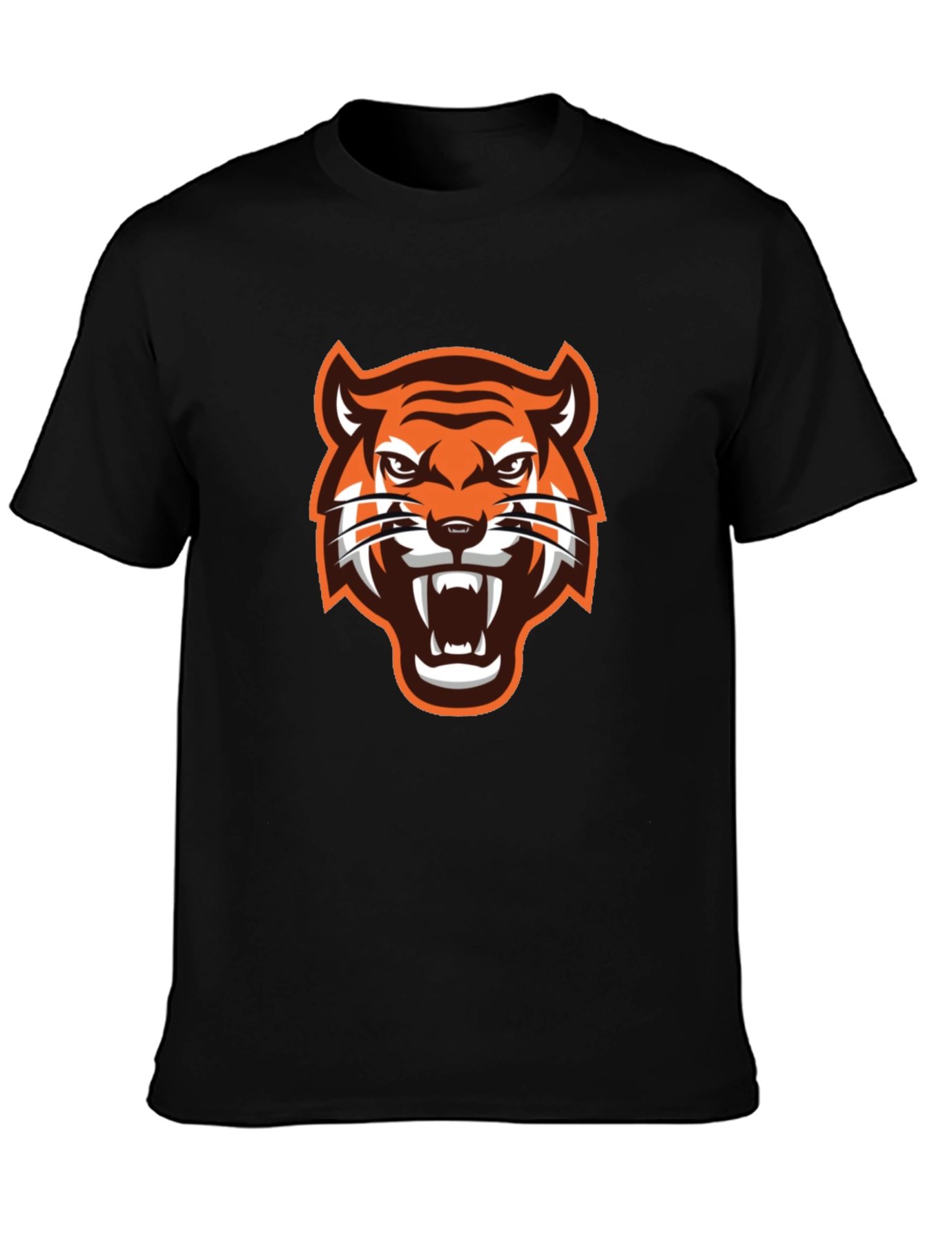 Black Tiger Graphic T-Shirt
