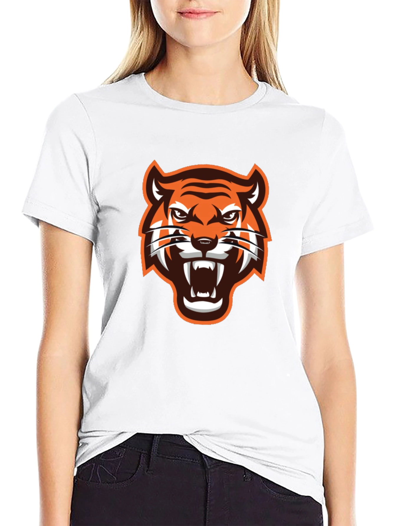 Black Tiger Graphic T-Shirt