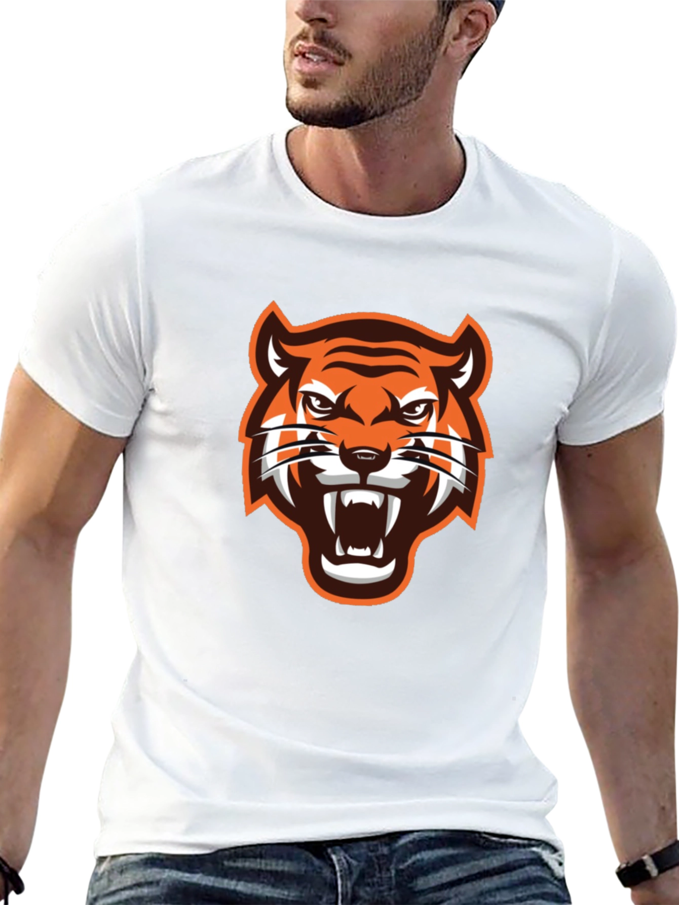Black Tiger Graphic T-Shirt