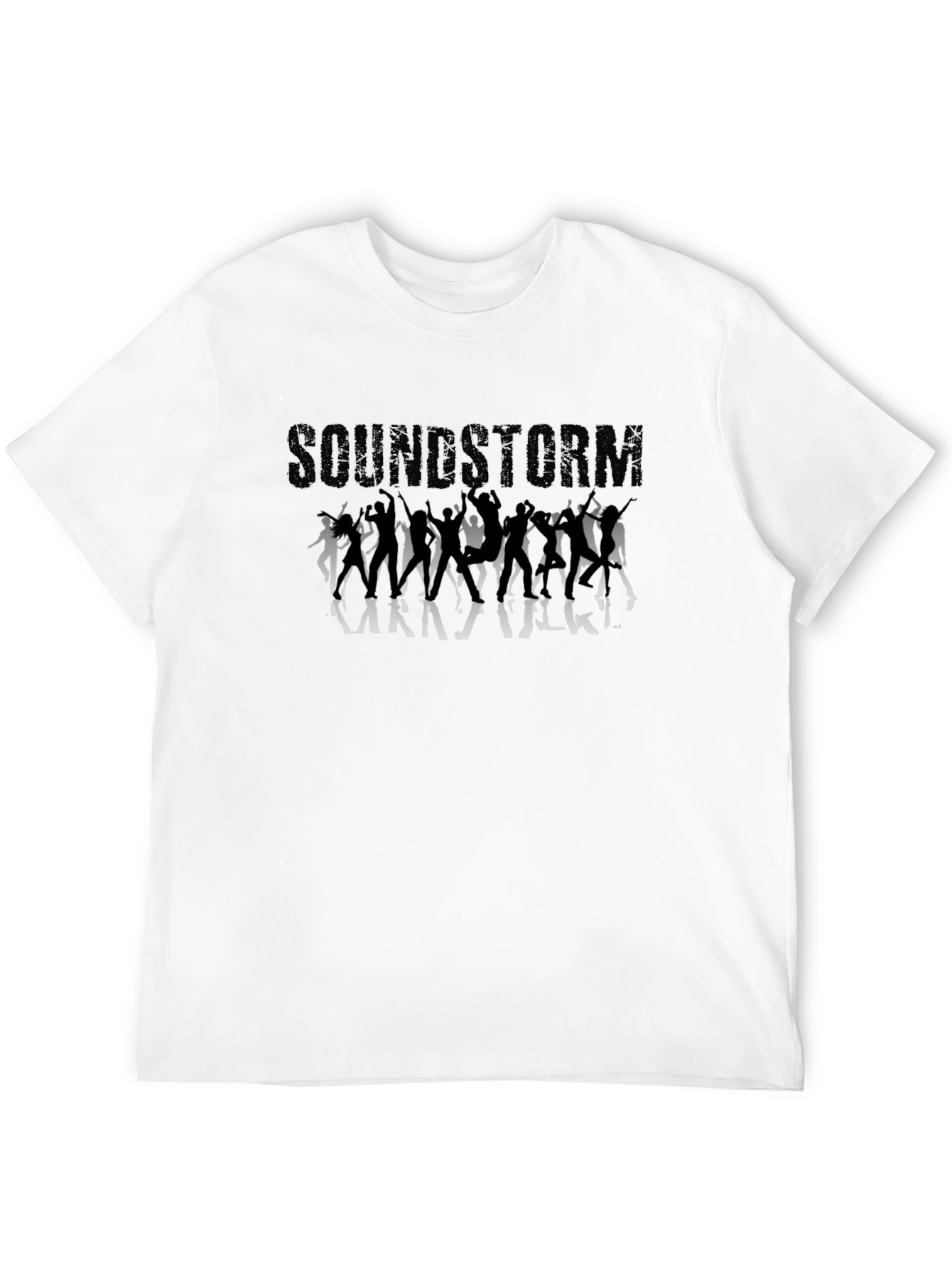 Soundstorm Graphic Tee - Black Crew Neck