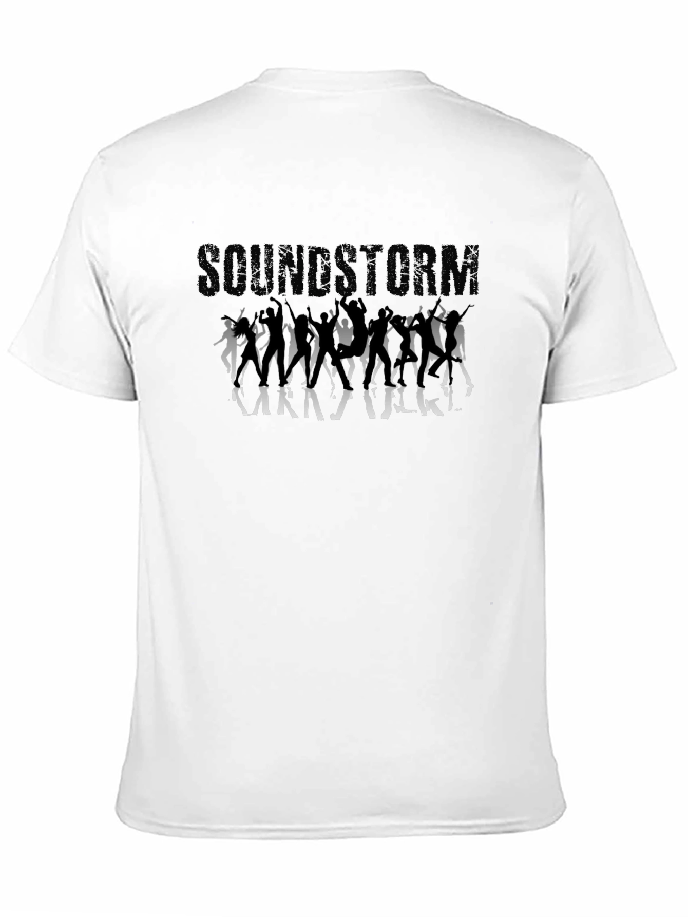 Soundstorm Graphic Tee - Black Crew Neck