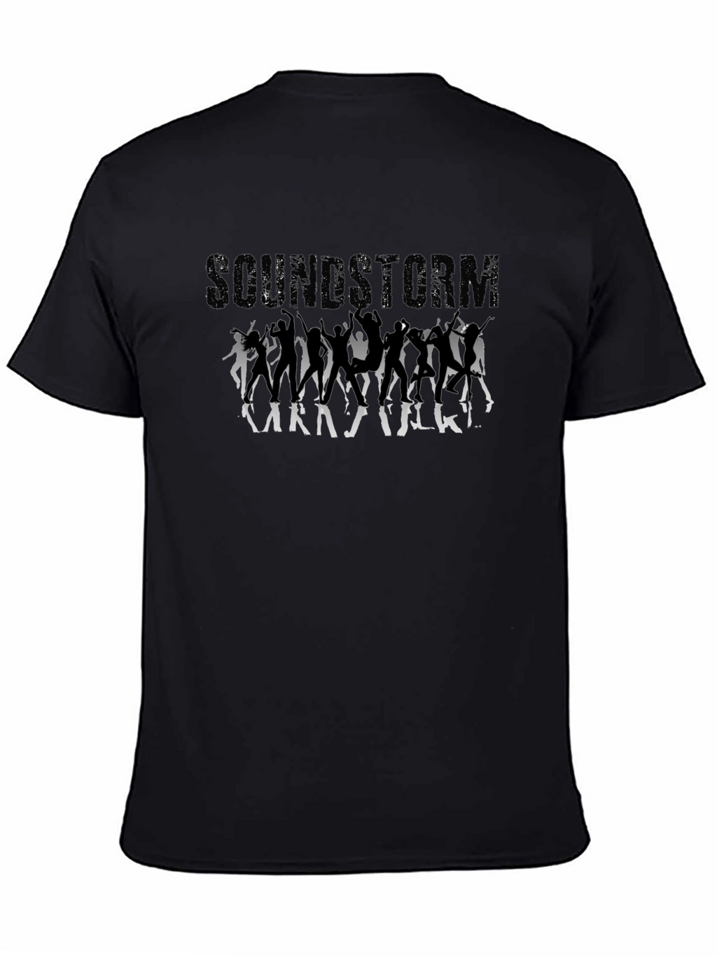Soundstorm Graphic Tee - Black Crew Neck