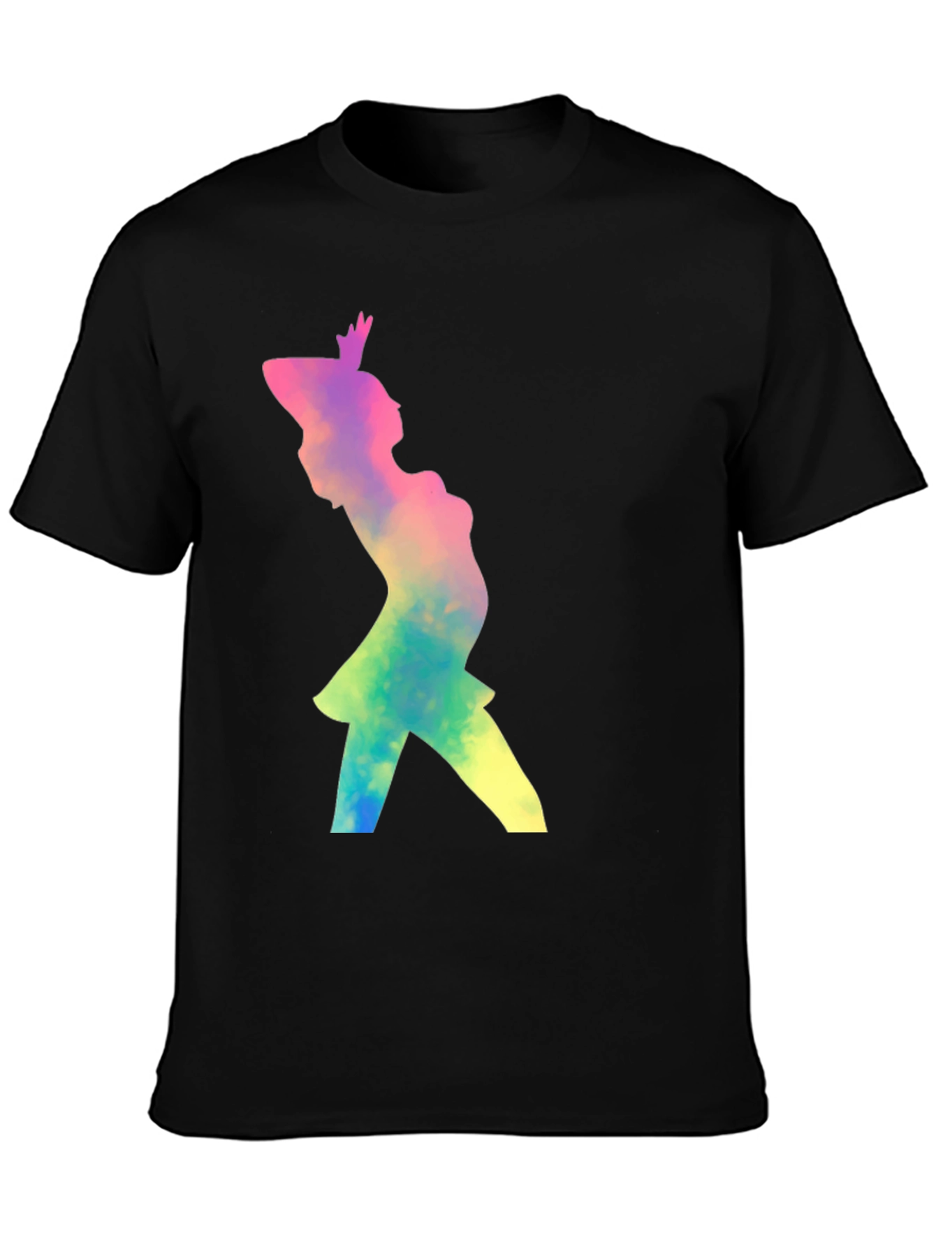 Silhouette Graphic Tee - Unisex Black T-Shirt