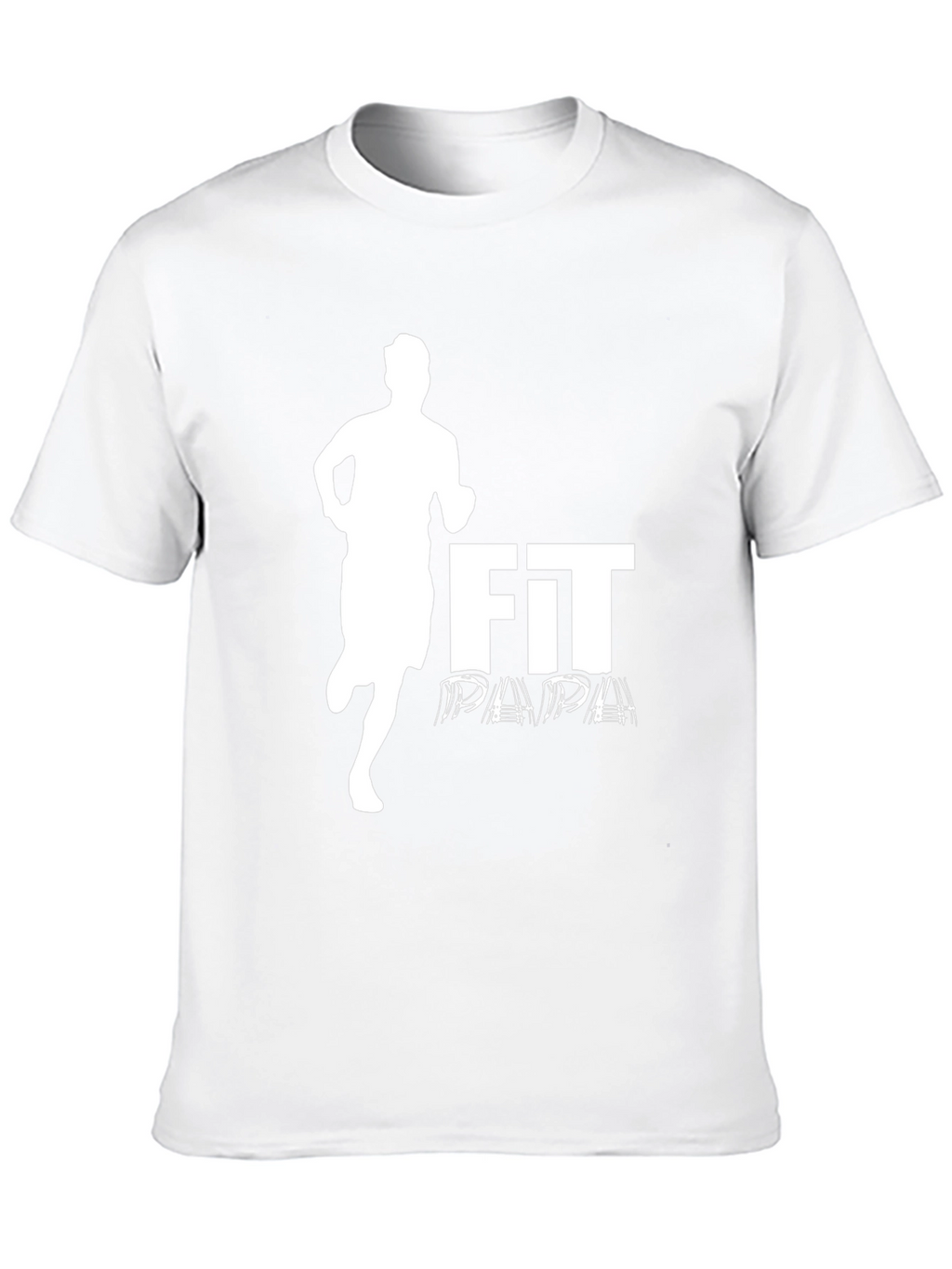 Fit Papa Graphic Tee - Black Athletic Dad Shirt