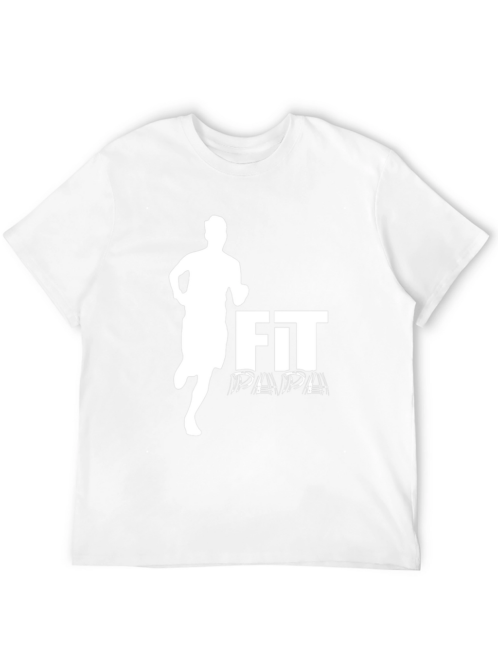Fit Papa Graphic Tee - Black Athletic Dad Shirt
