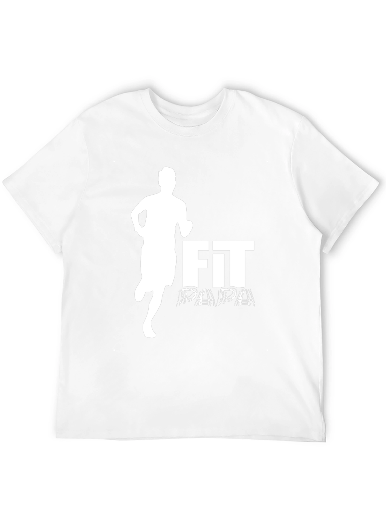 Fit Papa Graphic Tee - Black Athletic Dad Shirt