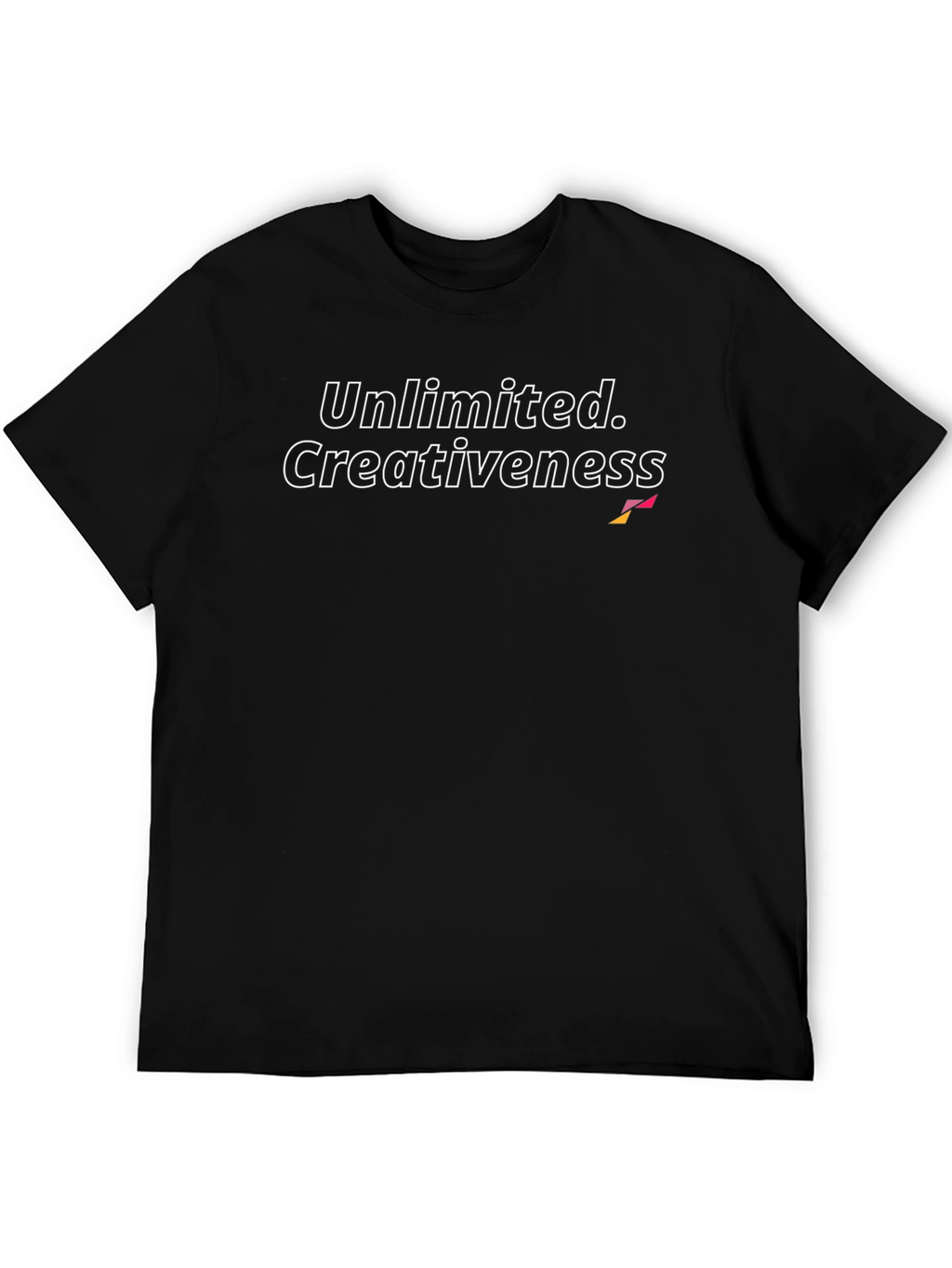 Unlimited Creativeness Black Graphic Tee