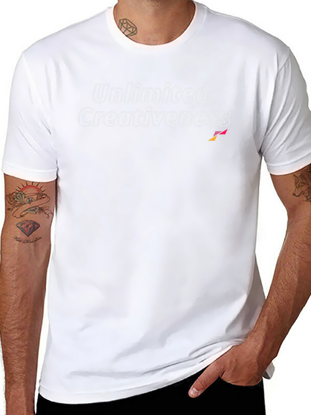 Unlimited Creativeness Black Graphic Tee