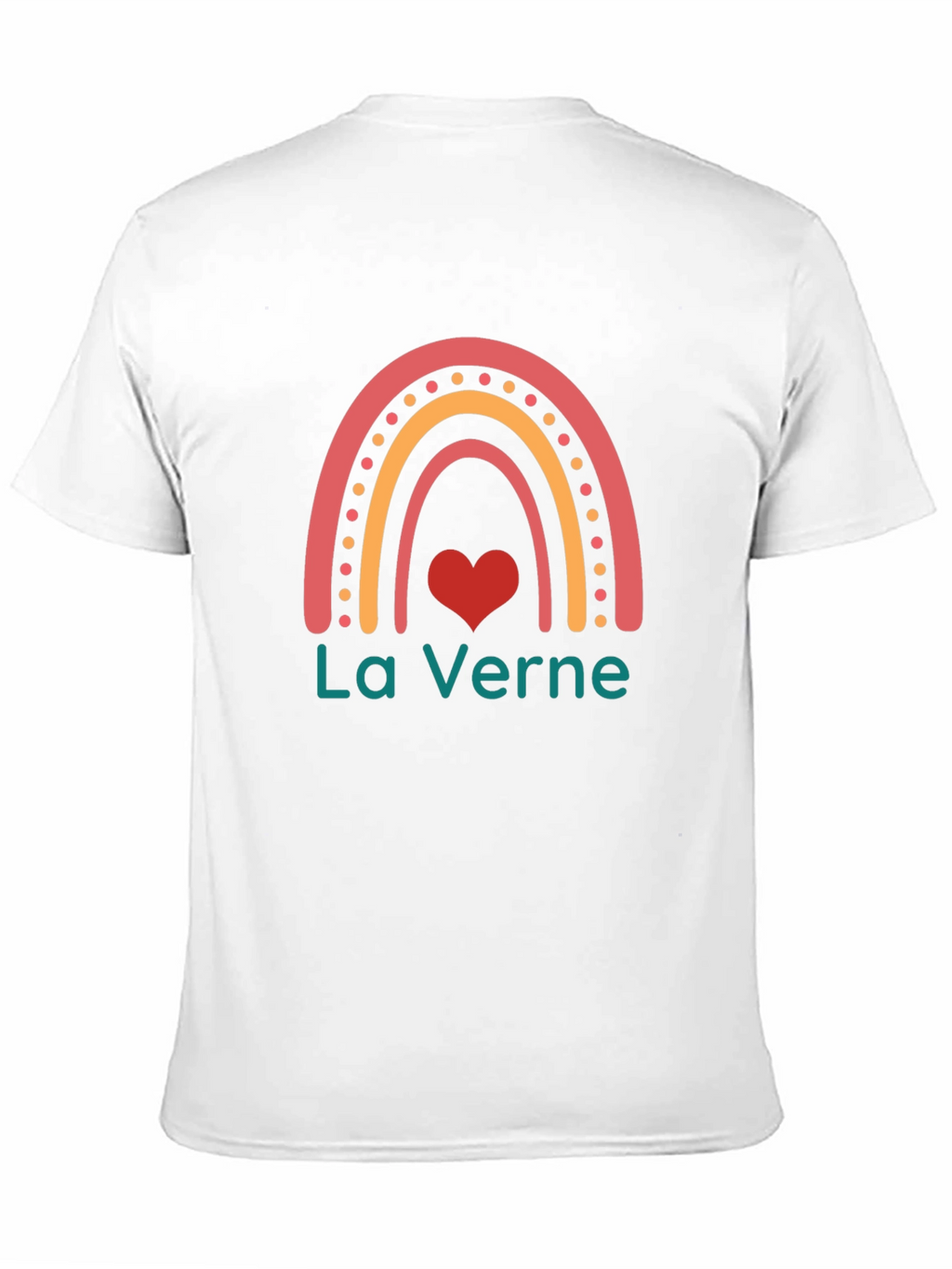 La Verne Rainbow Heart T-Shirt - Black