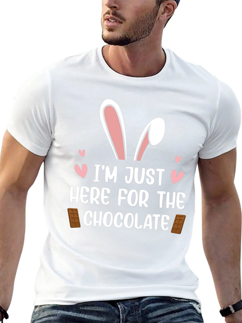Im Just Here For The Chocolate Easter T-Shirt