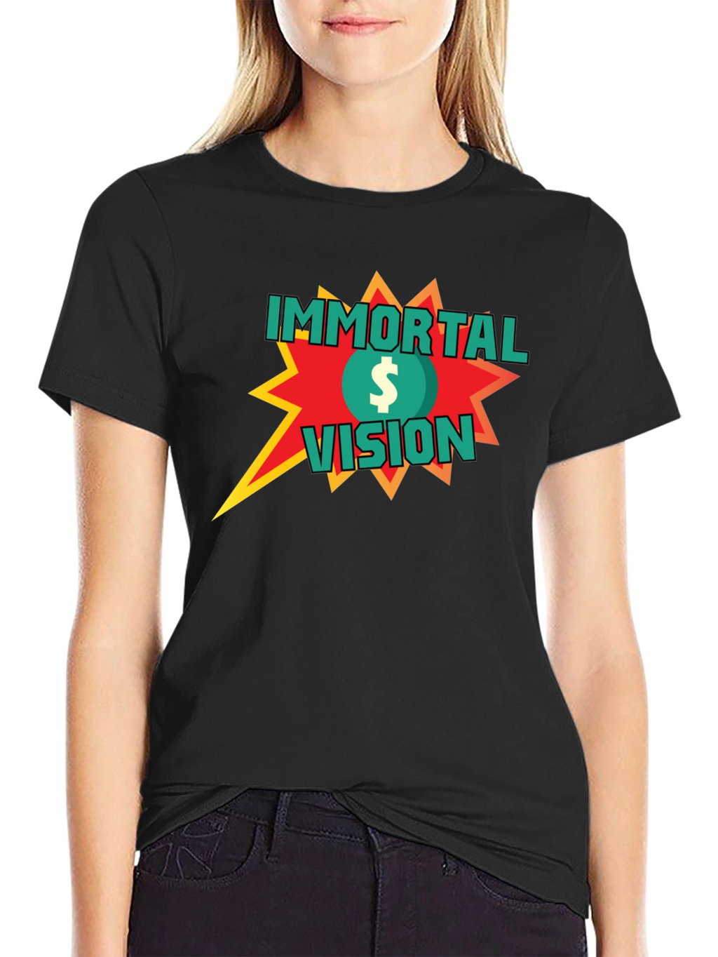 Immortal Vision Graphic T-Shirt - Black
