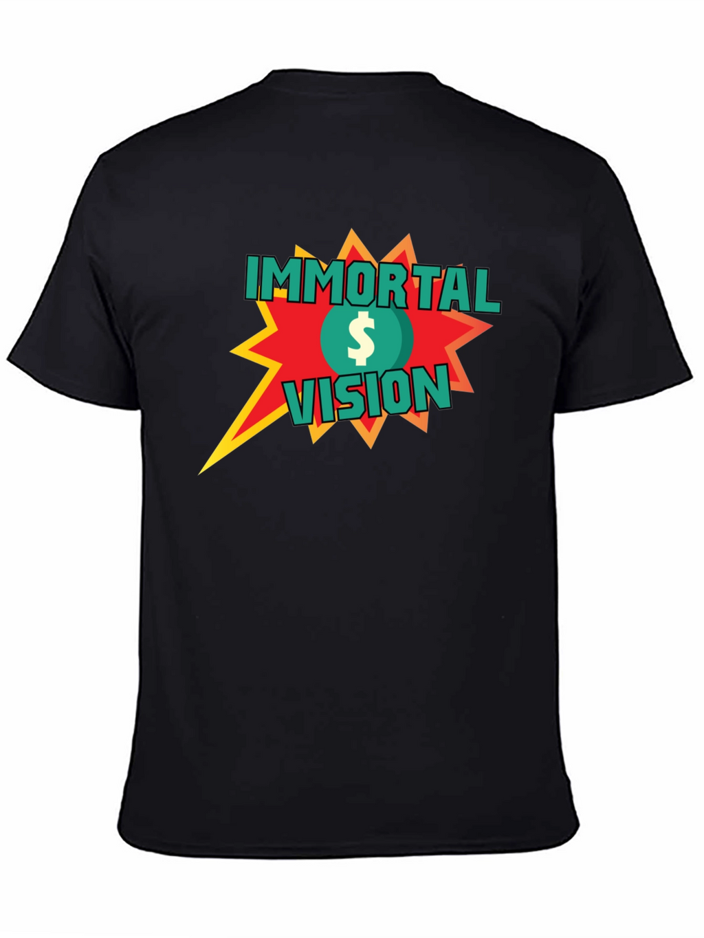 Immortal Vision Graphic T-Shirt - Black
