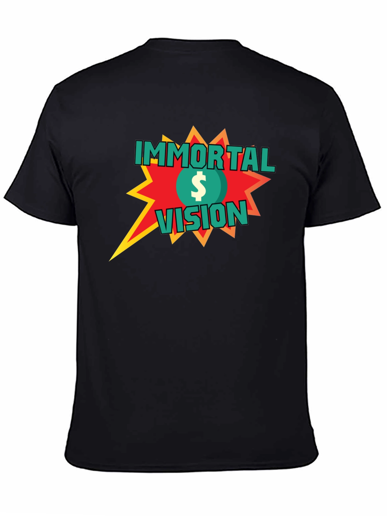 Immortal Vision Graphic T-Shirt - Black