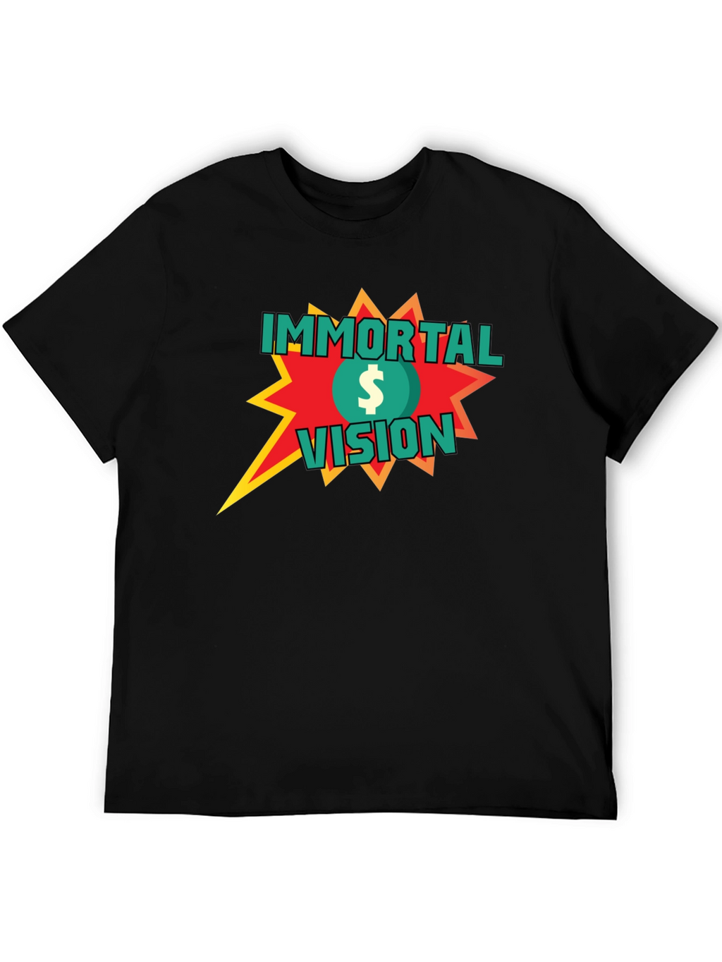 Immortal Vision Graphic T-Shirt - Black