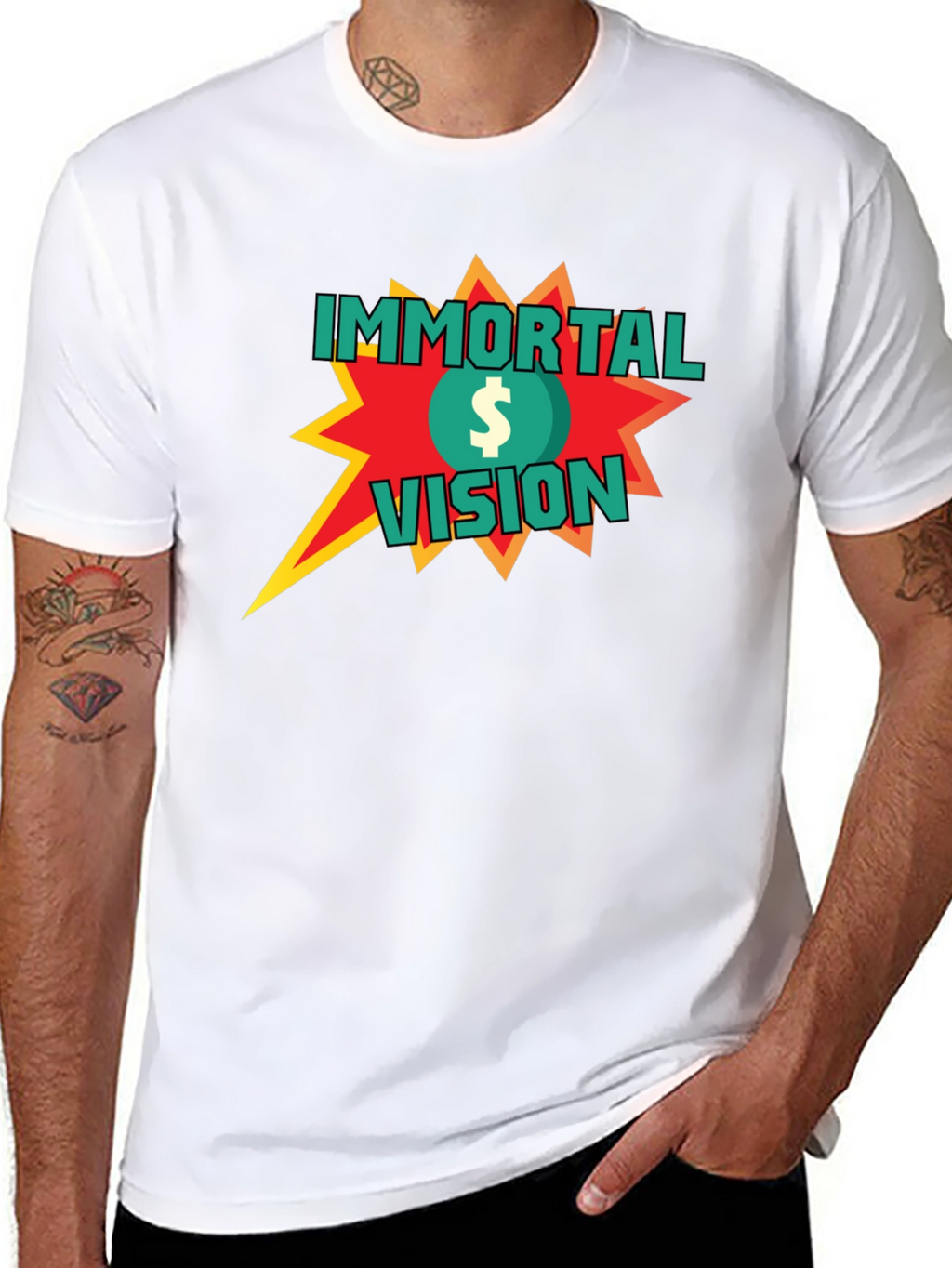 Immortal Vision Graphic T-Shirt - Black