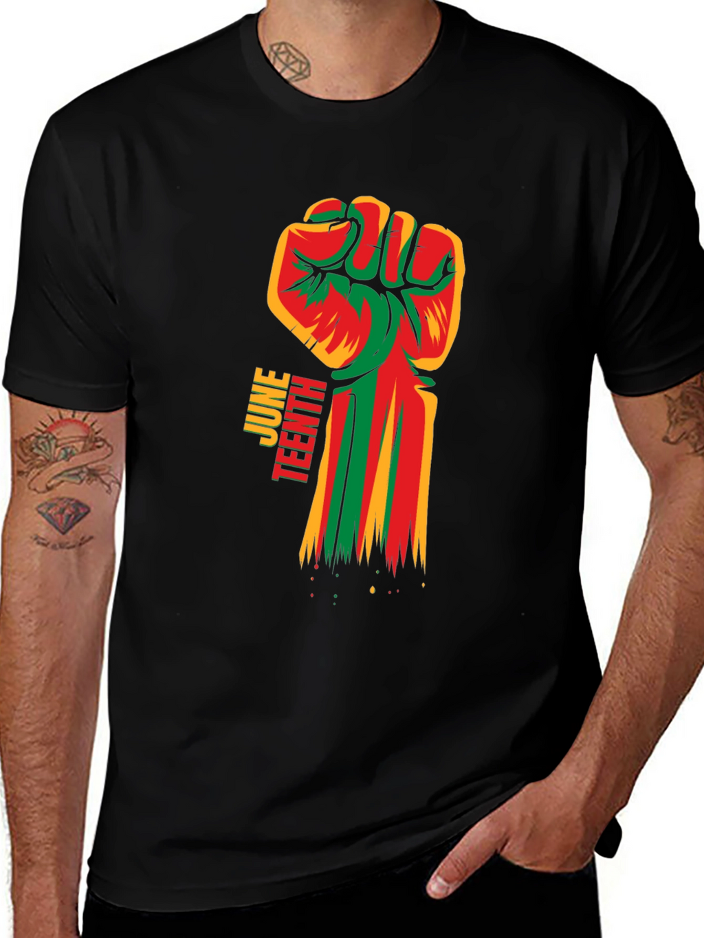 Juneteenth Fist T-Shirt - Black Pride Tee
