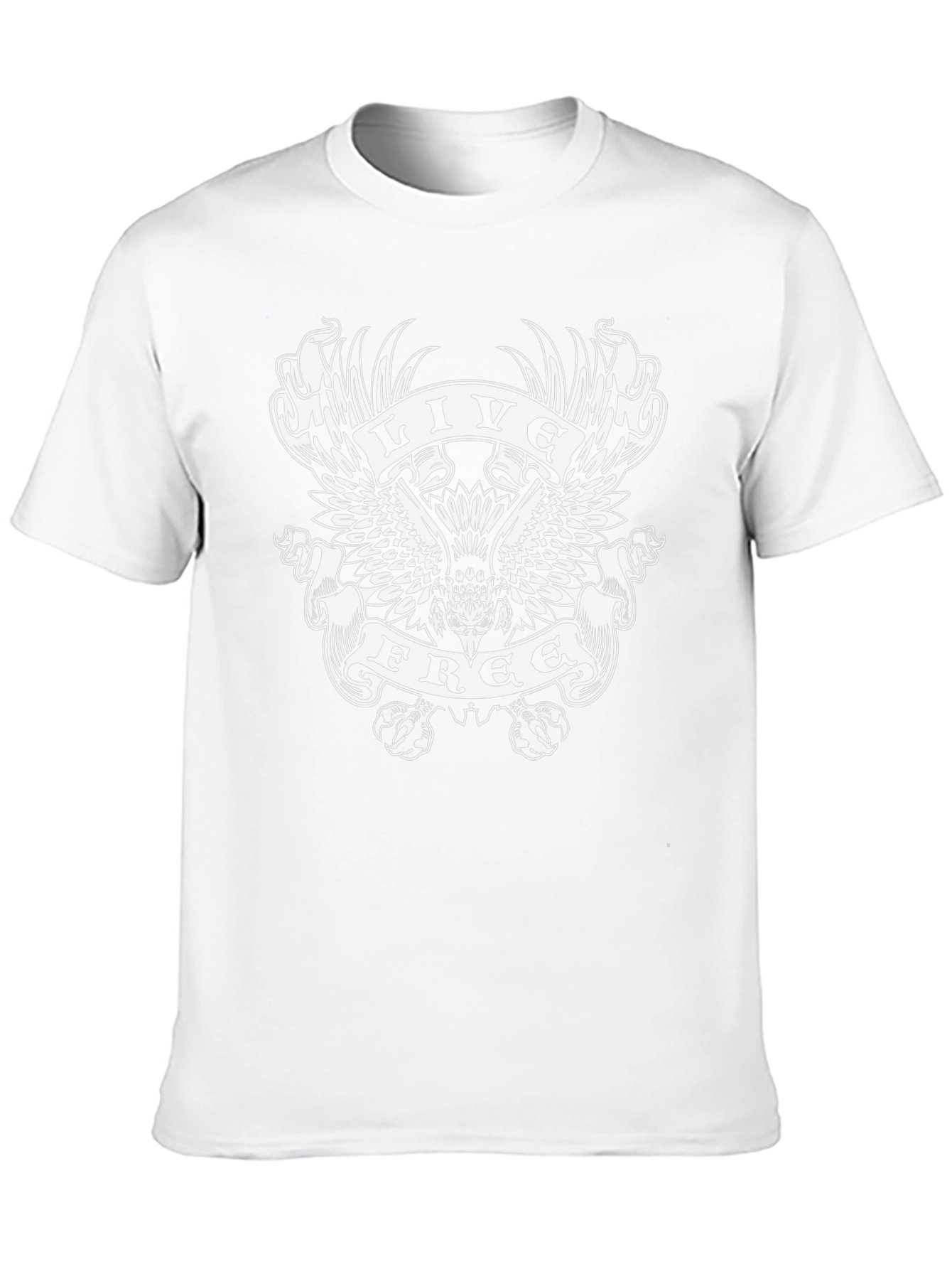 Live Free Graphic Tee - Mens Black T-Shirt