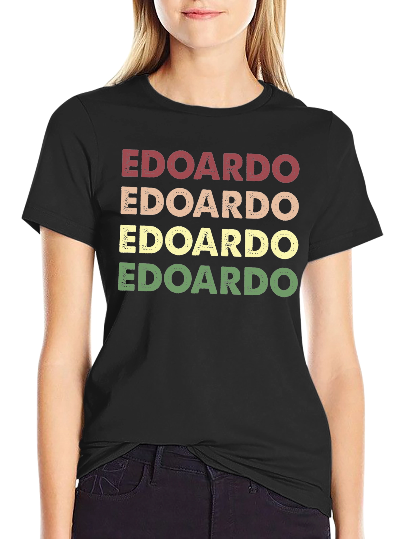 Edoardo Retro T-Shirt - Personalized Vintage Style