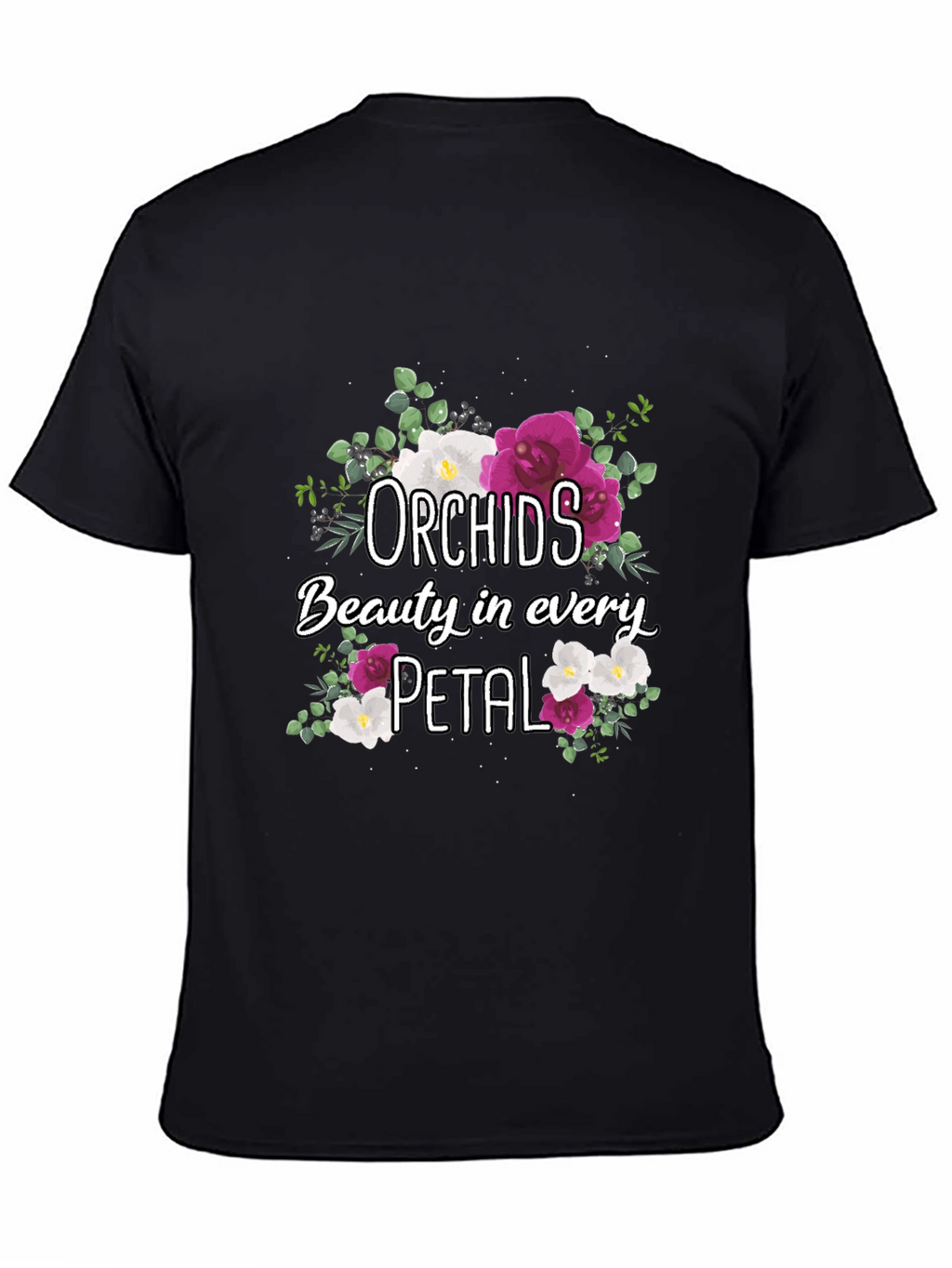 Orchids Floral T-Shirt Beauty in Every Petal