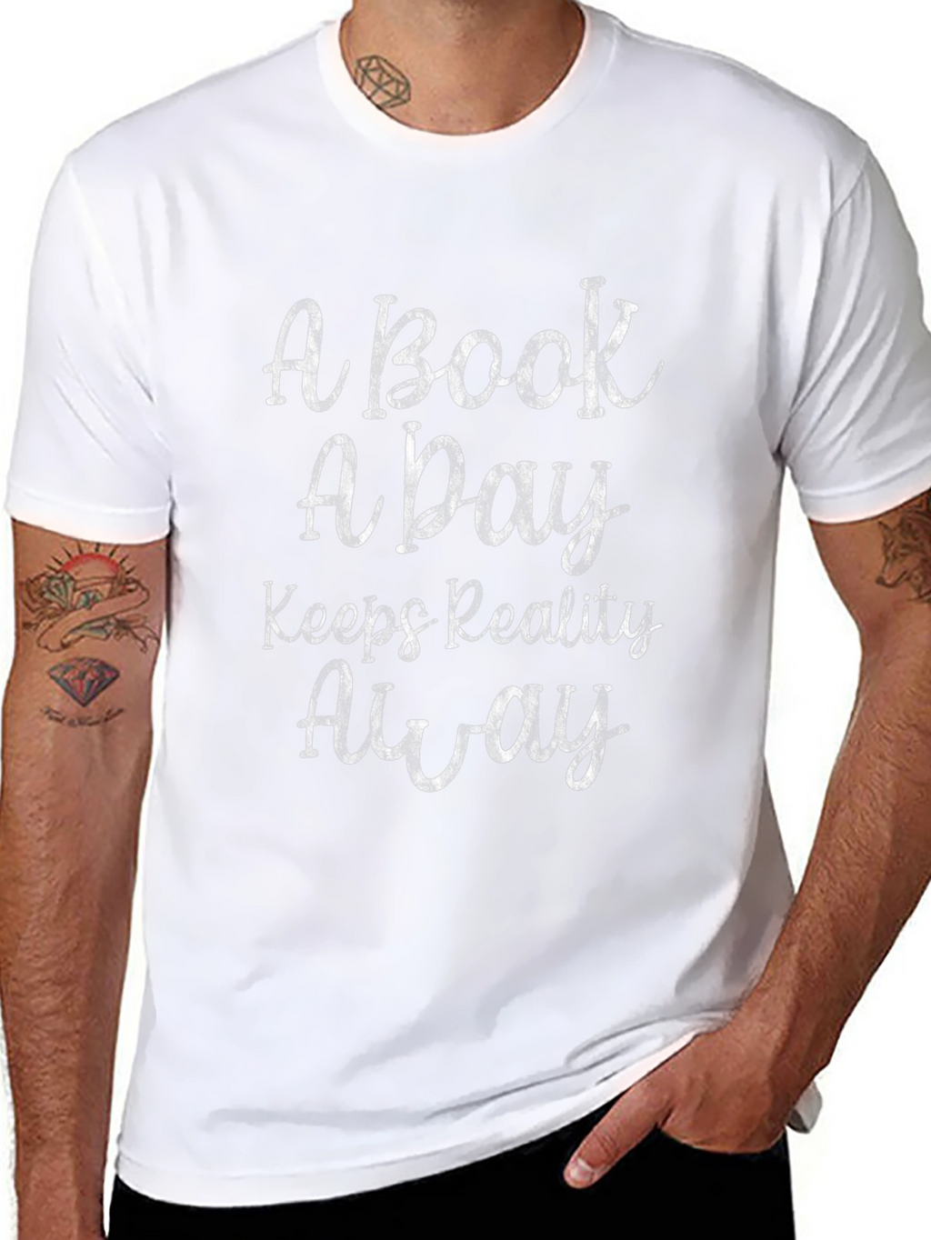 A Book A Day Keeps Reality Away Graphic Tee