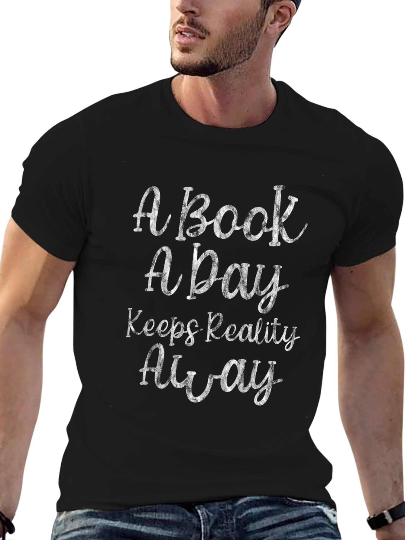A Book A Day Keeps Reality Away Graphic Tee