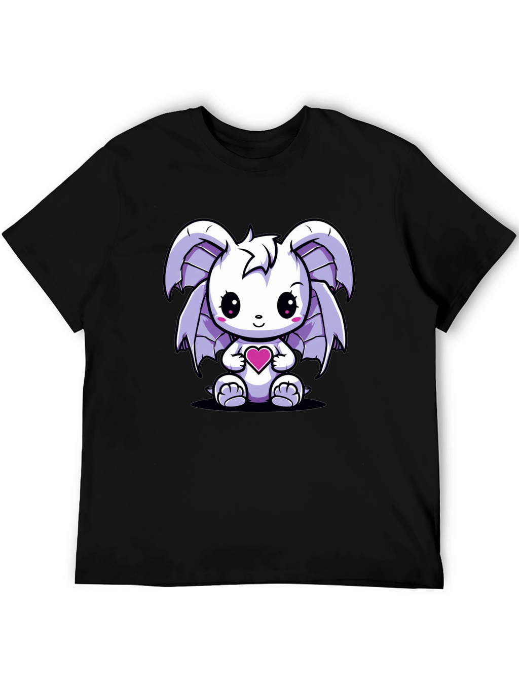 Cute Monster Heart Graphic T-Shirt