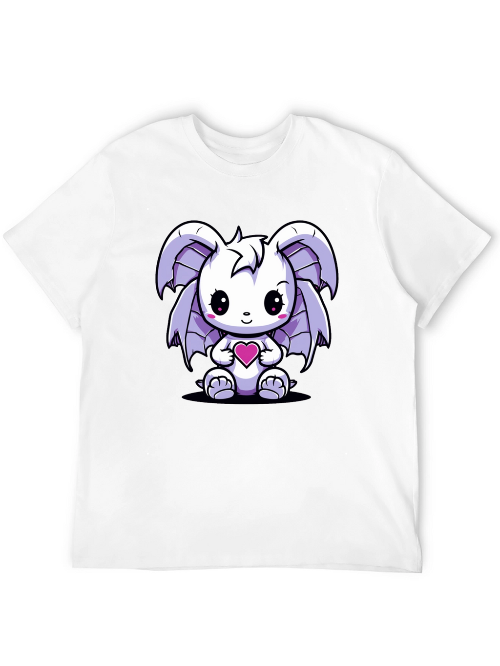 Cute Monster Heart Graphic T-Shirt
