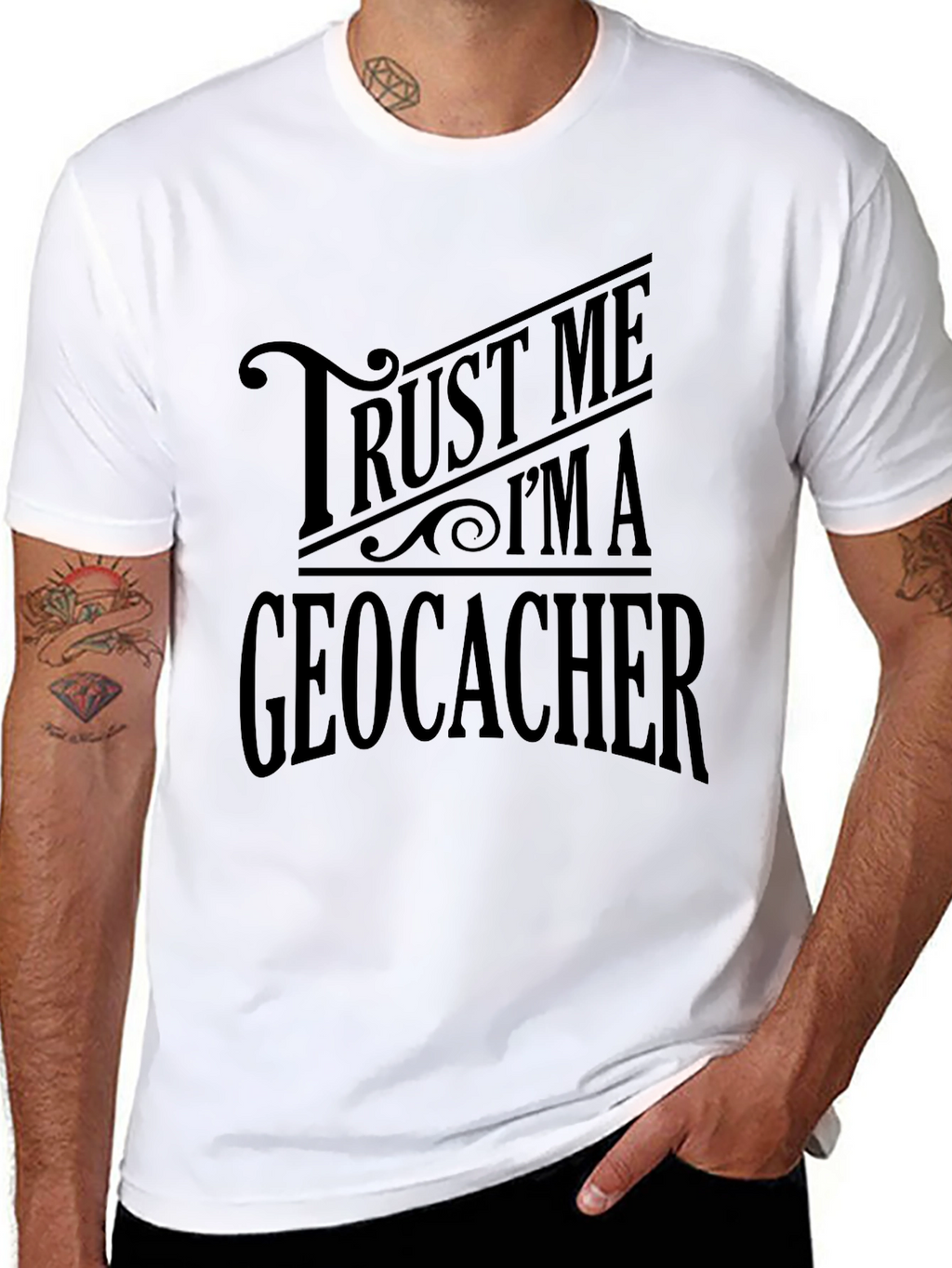 Trust Me Im A Geocacher Graphic Tee