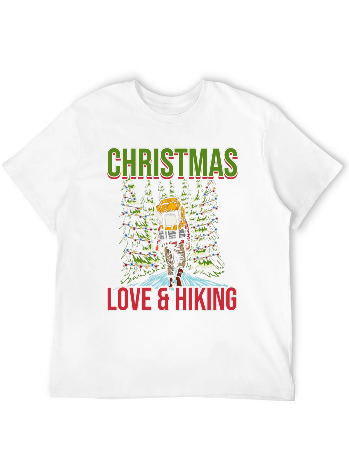 Christmas Love & Hiking T-Shirt