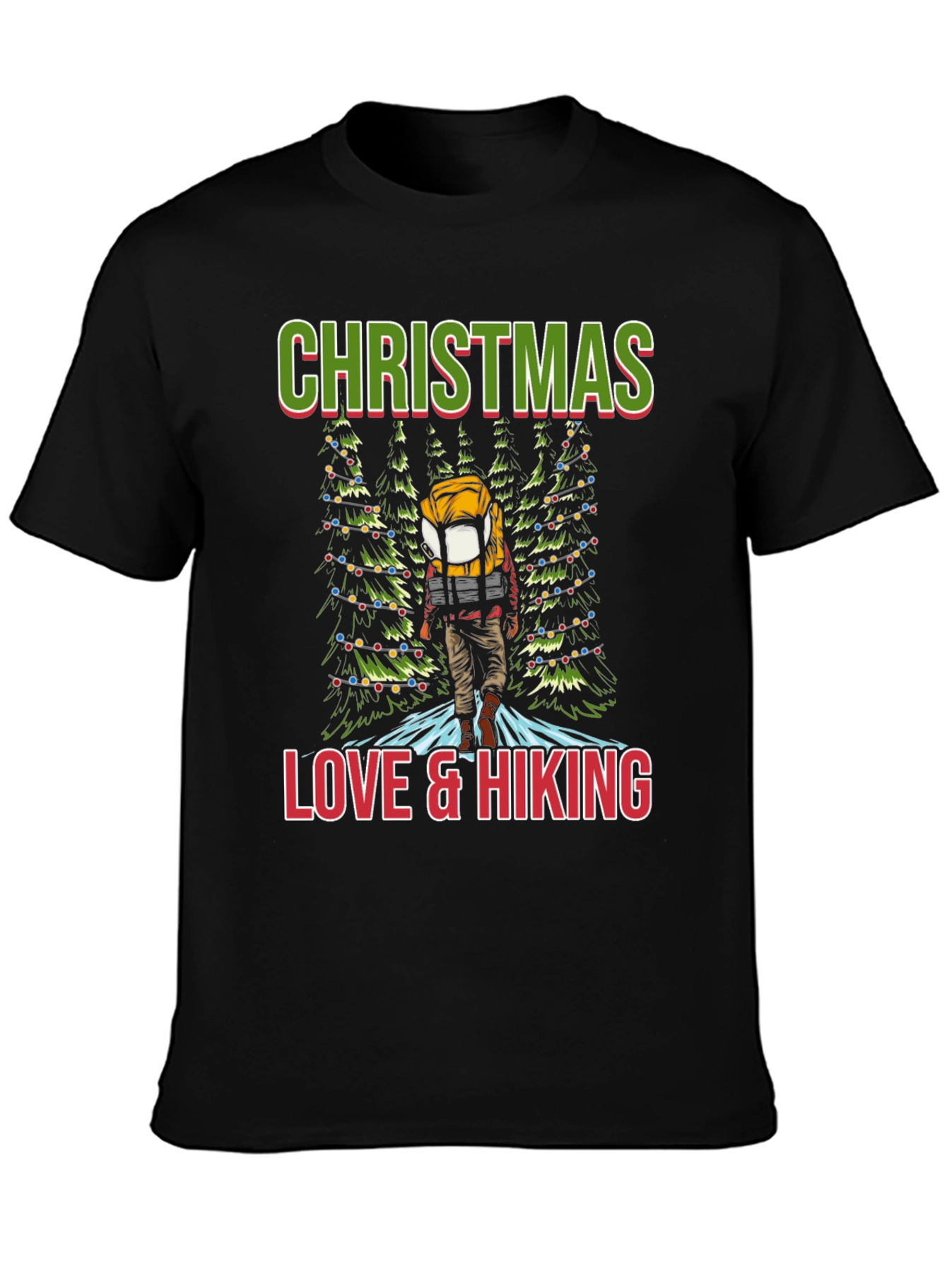 Christmas Love & Hiking T-Shirt