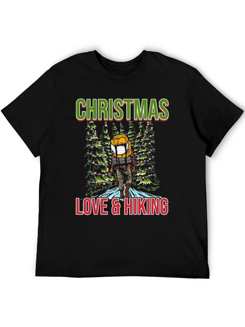 Christmas Love & Hiking T-Shirt