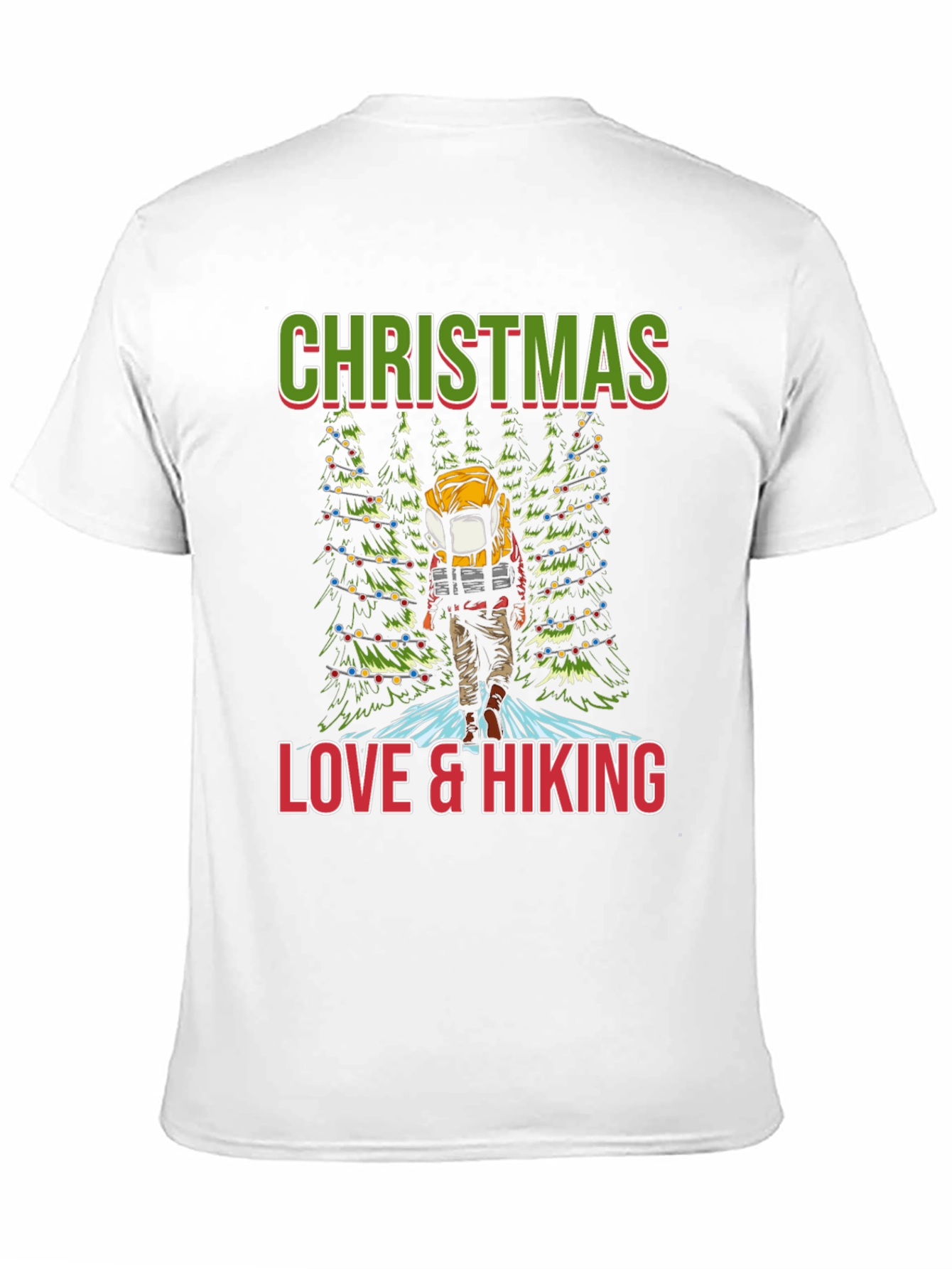 Christmas Love & Hiking T-Shirt