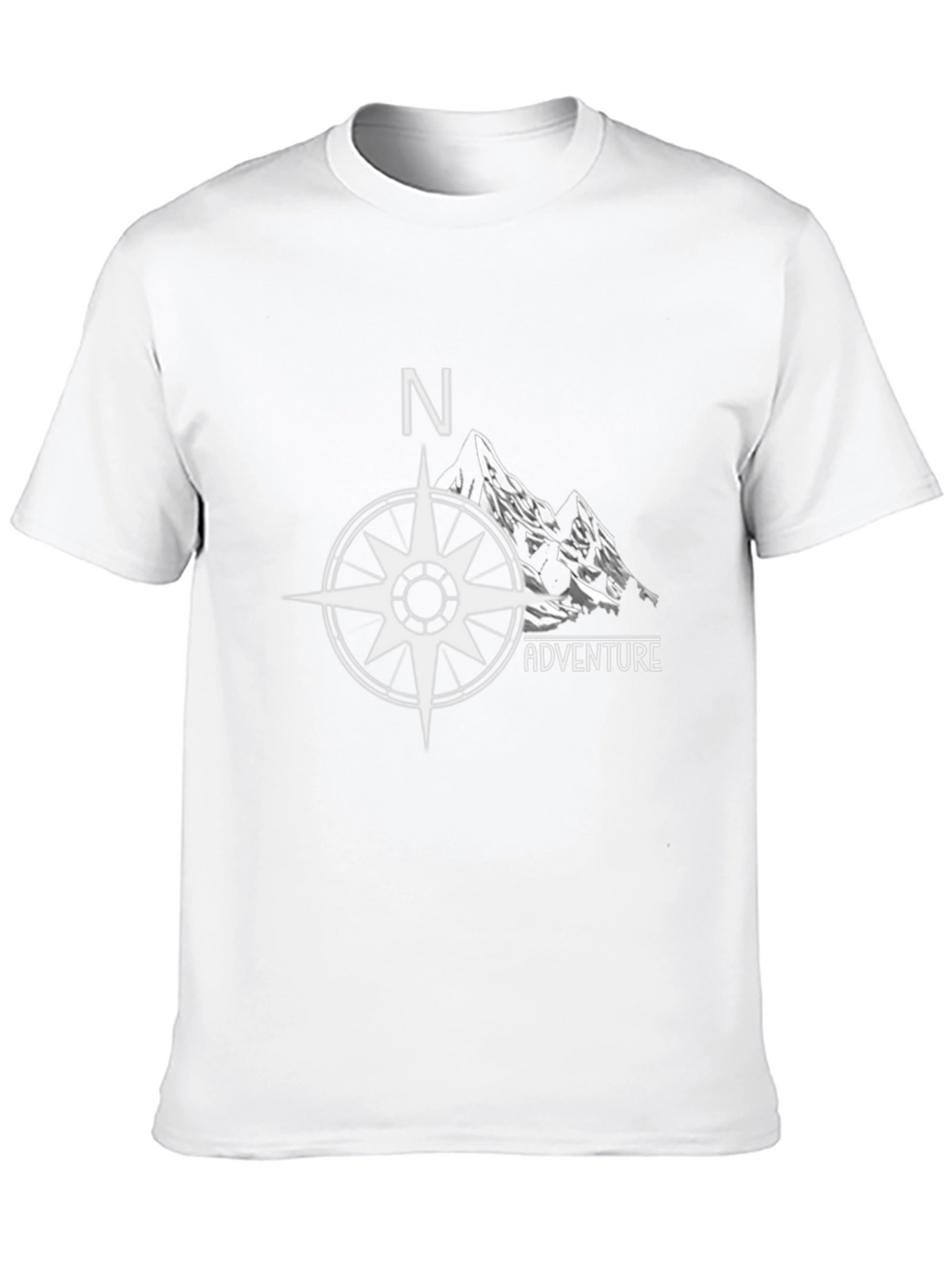 Adventure Compass Graphic Tee - Black