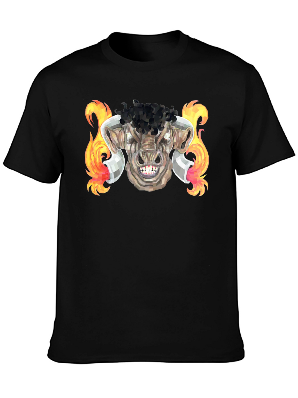 Fiery Bull Graphic Tee - Unleash Your Inner Beast!